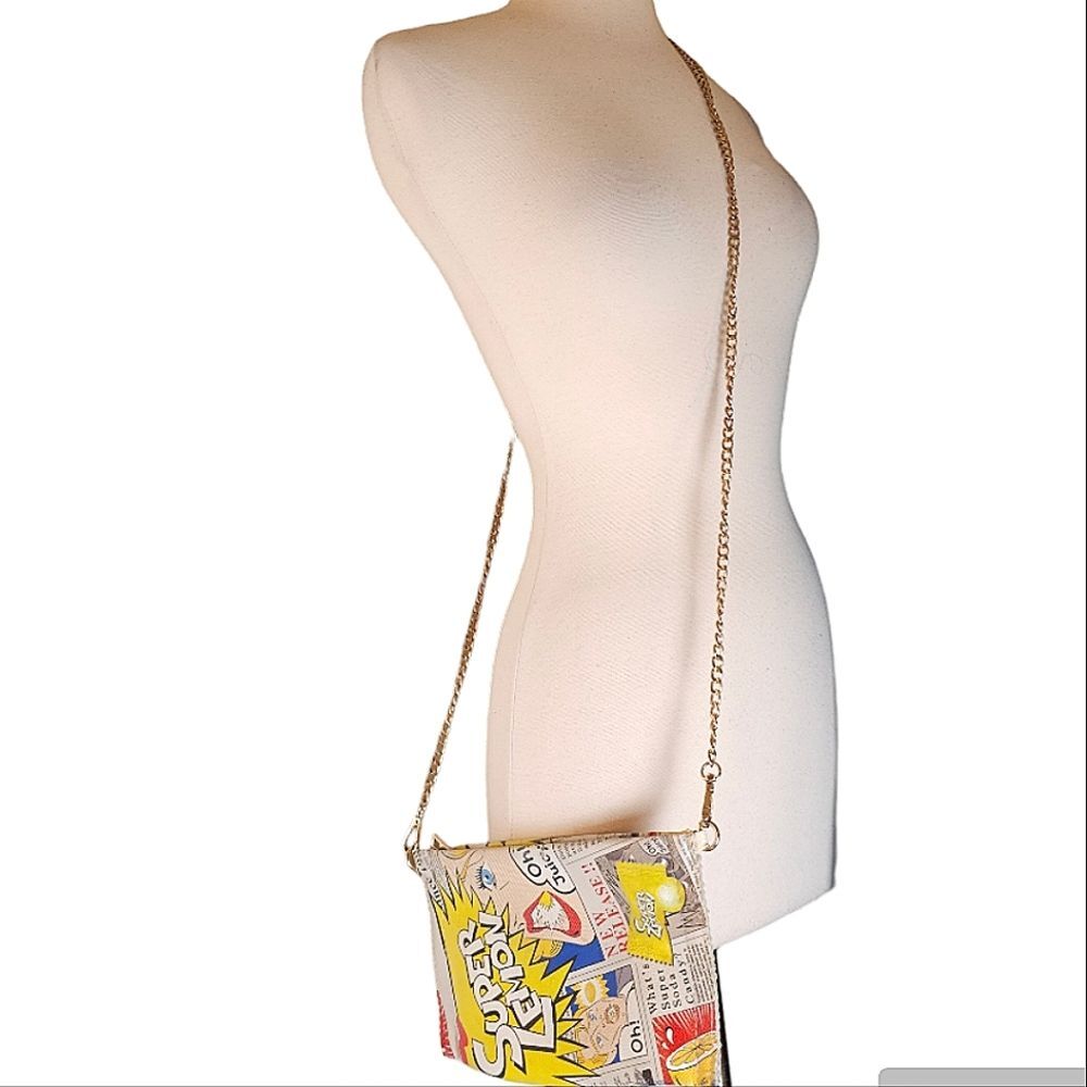 BAM FOREVER Comic Hello 3 am Purse SUPER LEMON SOUR HARD CANDY Crossbody Clutch - Picture 15 of 15